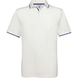 Polo majice B&C, Safran Sport, white-royal blue
