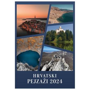 Kalendar "Hrvatski pejzaži 2024" 13L, spirala