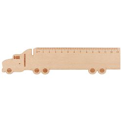 Wooden ruler Looney, natur 92A