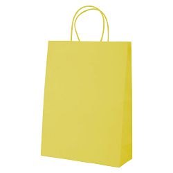 Papirnata vrećica Mall, žuta boja