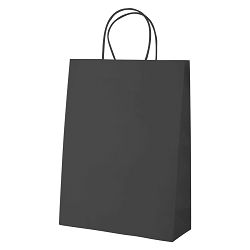 Papirnata vrećica Mall, crno