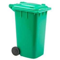 Držač za olovke Dustbin, zelena