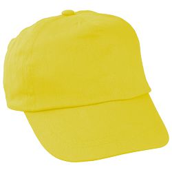 Dječja kapa Sportkid, žuta boja