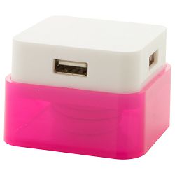 USB utičnica Dix, ružičasta