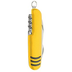 Višenamjenski džepni nož Shakon, žuta boja
