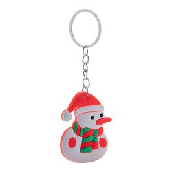 Christmas keyring, snowman Tridux, bijela