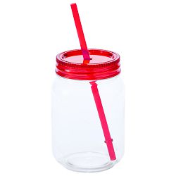 Čaša u obliku staklenke Sirex, transparentan 05