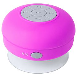 Bluetooth zvučnik otporan na prskanje vodom Rariax, ružičasta