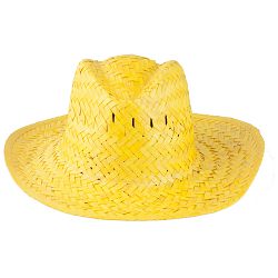 Slamnati šešir Splash, žuta boja