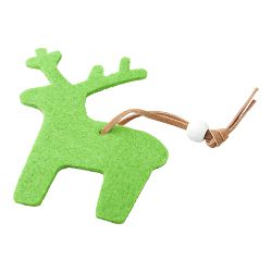 Christmas tree ornament, reindeer Fantasy, zelena