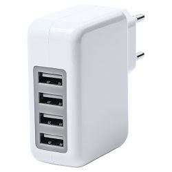 USB wall charger Gregor, bijela