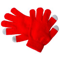 Touch screen gloves for kids Pigun, crvena