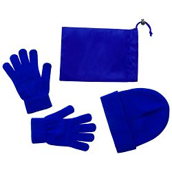 Cap and gloves set Duvel, plava