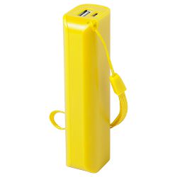 USB power bank Boltok, žuta boja