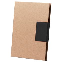 Adhesive notepad Ganok, crno