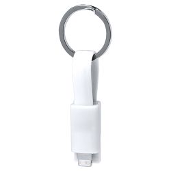 Keyring usb charger cable Holnier, bijela