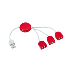 USB utičnica POD, crvena