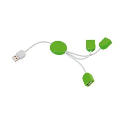 USB utičnica POD, limeta zelena