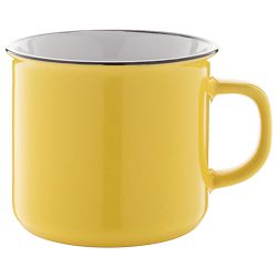 Vintage mug Woodstock, žuta boja