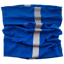 Reflective multi-purpose scarf Reflex, plava