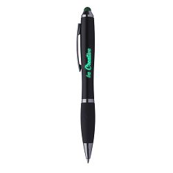 Touch ballpoint pen Lighty, zelena