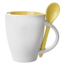 Šalica Spoon, žuta boja
