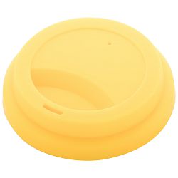 Customisable thermo mug, lid CreaCup, žuta boja