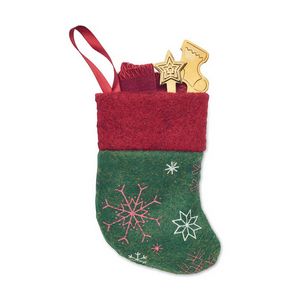 Božićni set pribora za jelo za desert - hollyware