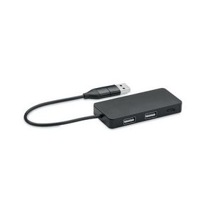 Usb hub s 3 priključka i kabelom od 20 cm - hub-c