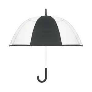 ⌀102cm/23″ prozirni kišobran s kukastom drškom. - gota