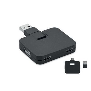 Usb hub s 4 priključka - square-c