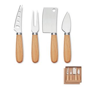 Set od 4 noža za sir - camembert