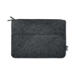 Rpet filcana torba za laptop s patentnim zatvaračem - toplo