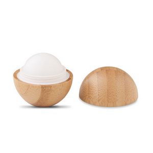 Balzam za usne u okrugloj kutijici od bambusa - soft lux