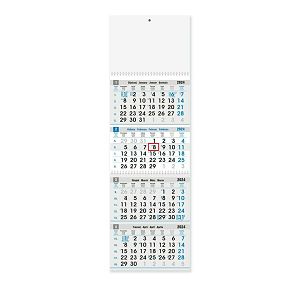 KALENDAR 4-dijelni PLAVO - SIVI