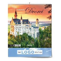 Kalendar color "Europski dvorci"