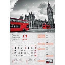 Kalendar color "Vintage gradovi"
