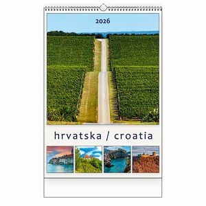 Kalendar Hrvatska 2025 13 listova, spirala KAL.