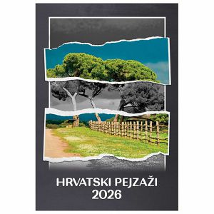 Kalendar Hrvatski pejzaži 2026 13L, spirala