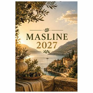 Kalendar Masline 2027 13 listova, spirala