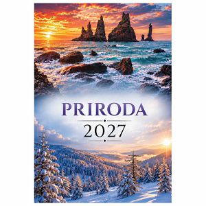 Kalendar Priroda 2026 13 listova, spirala