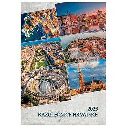 Kalendar Razglednice Hrvatske 2023 13 listova spirala