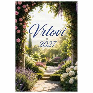 Kalendar Vrtovi 2027 13 listova