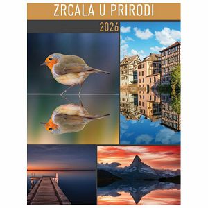 Kalendar Zrcala u prirodi 2026 13 listova, spirala
