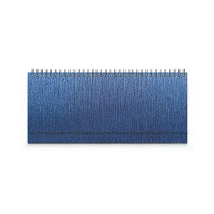 Stolni planer LINAS Plavi za 2026. – spiralni uvez, 30x14,5 cm