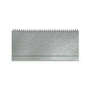 
Stolni planer LINAS Srebrni za 2026.– spiralni uvez, 30x14,5 cm