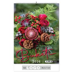 Zidni kalendar Buketi – 13 listova, 30,5×50 cm