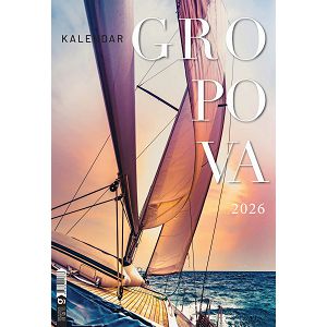 Zidni kalendar Gropova – 13 listova, 33×55 cm