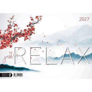 Zidni kalendar Just Relax – 13 listova, 33,5×31 cm