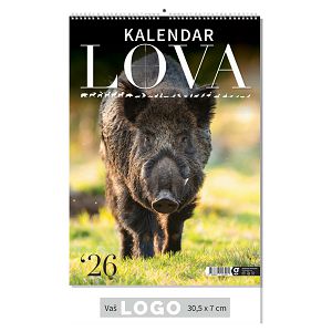 Zidni kalendar Lova – 13 listova, 30,5×50 cm